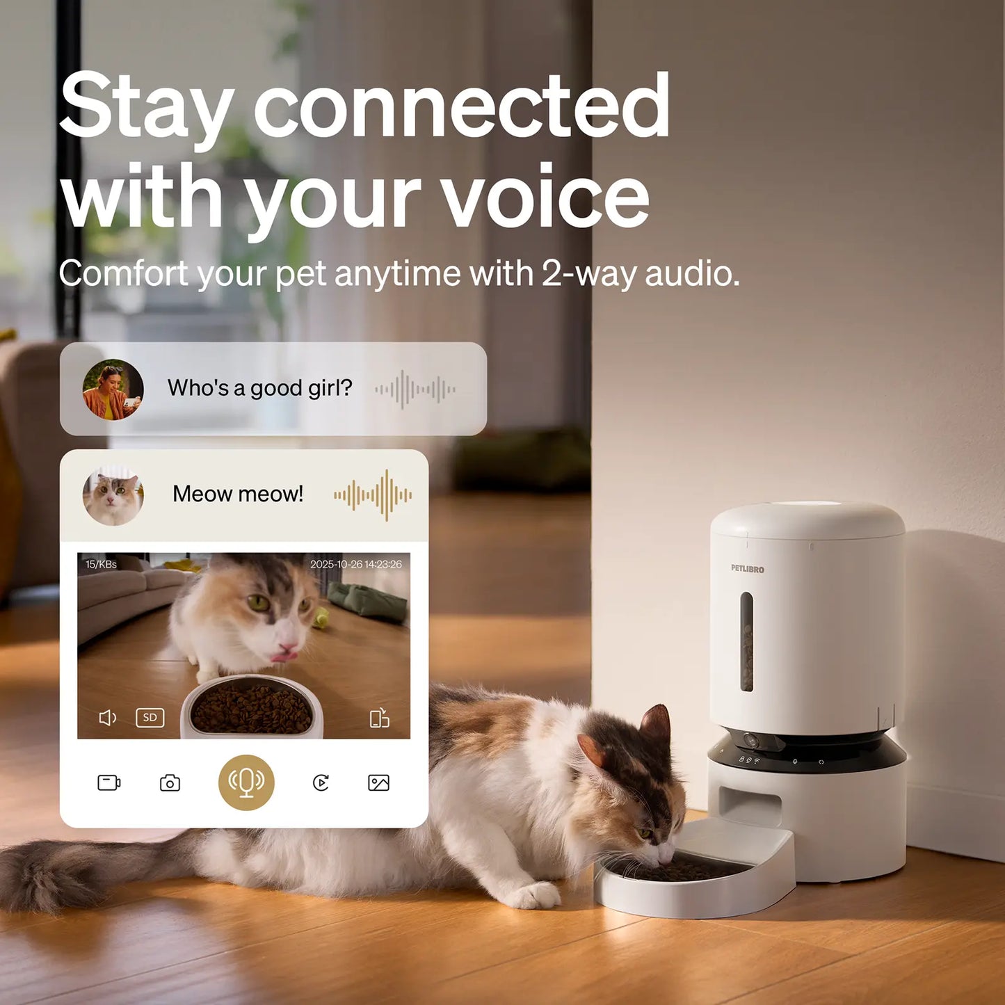 PETLIBRO Granary Smart Camera Feeder & Dockstream 2 Cordless Smart Fountain