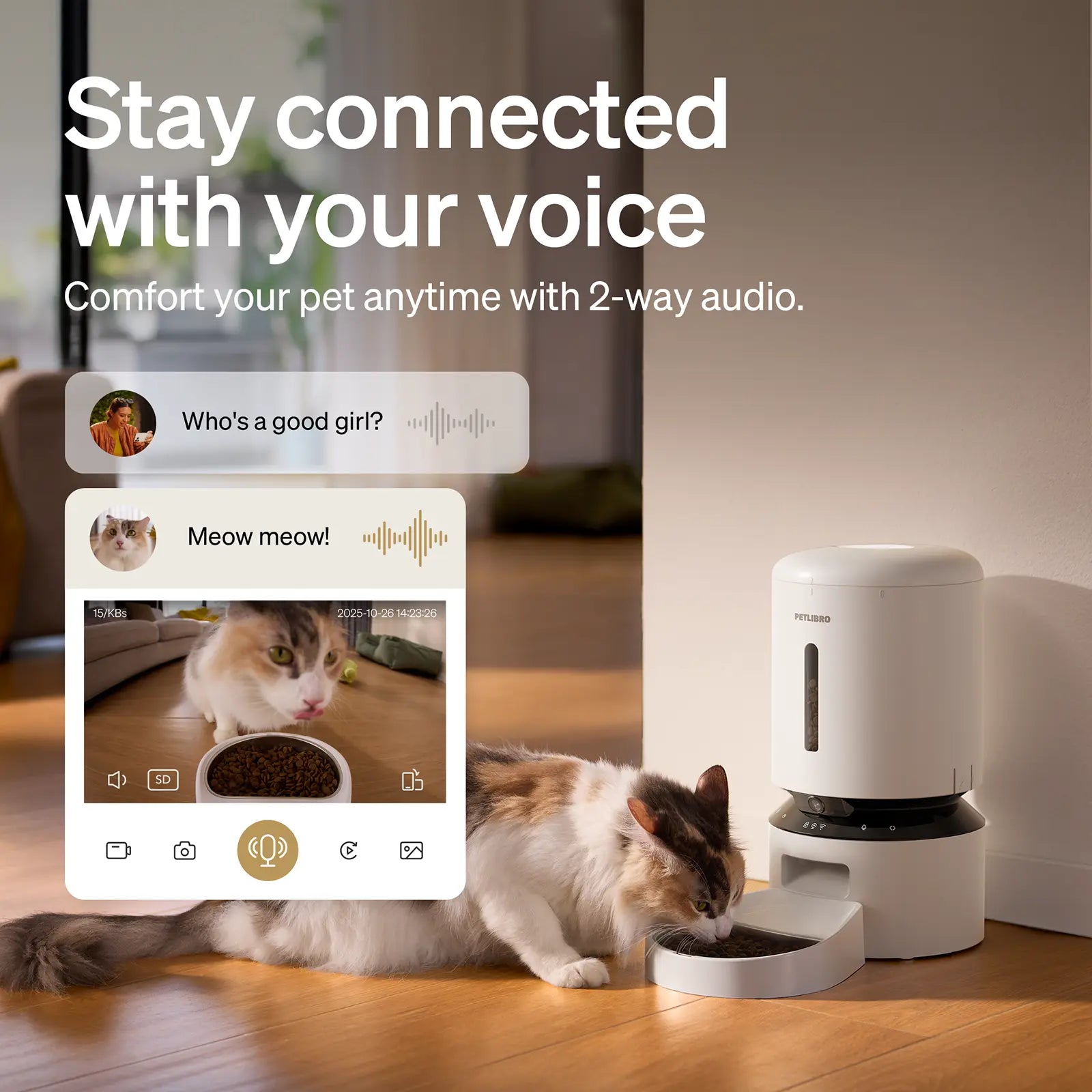 PETLIBRO Granary Smart Camera Feeder & Dockstream 2 Cordless Smart Fountain