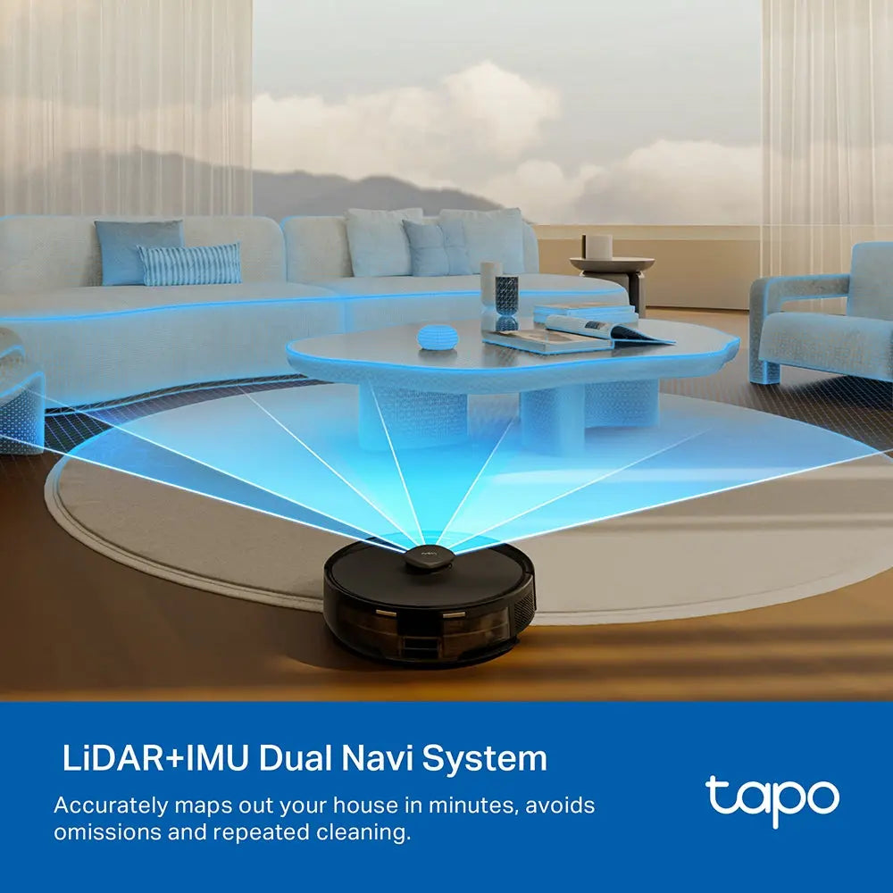 Tp-Link & Tapo RV30 MAX Plus: Lidar Robot Vacuum & Mop with Auto-Empty Dock, 5300Pa,Smart Mapping, Voice Control, 97%+ Dust Pickup, 3L Dust Bag, 2 Months Hands-Free Cleaning #Summerwins #Dealsforyoudays