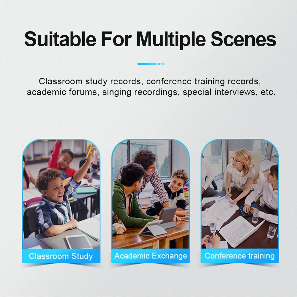A 2-In-1 USB Smart Voice Recording Device Featuring HD Audio and Noise Reduction, with Timestamp-Based Sorting—Making It an Ideal Voice Recorder for Meeting Minutes. Automatic Automatic Automatic