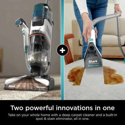 Shark Carpetxpert with Stainstrikerupright Deep Carpet Cleaner - EX201