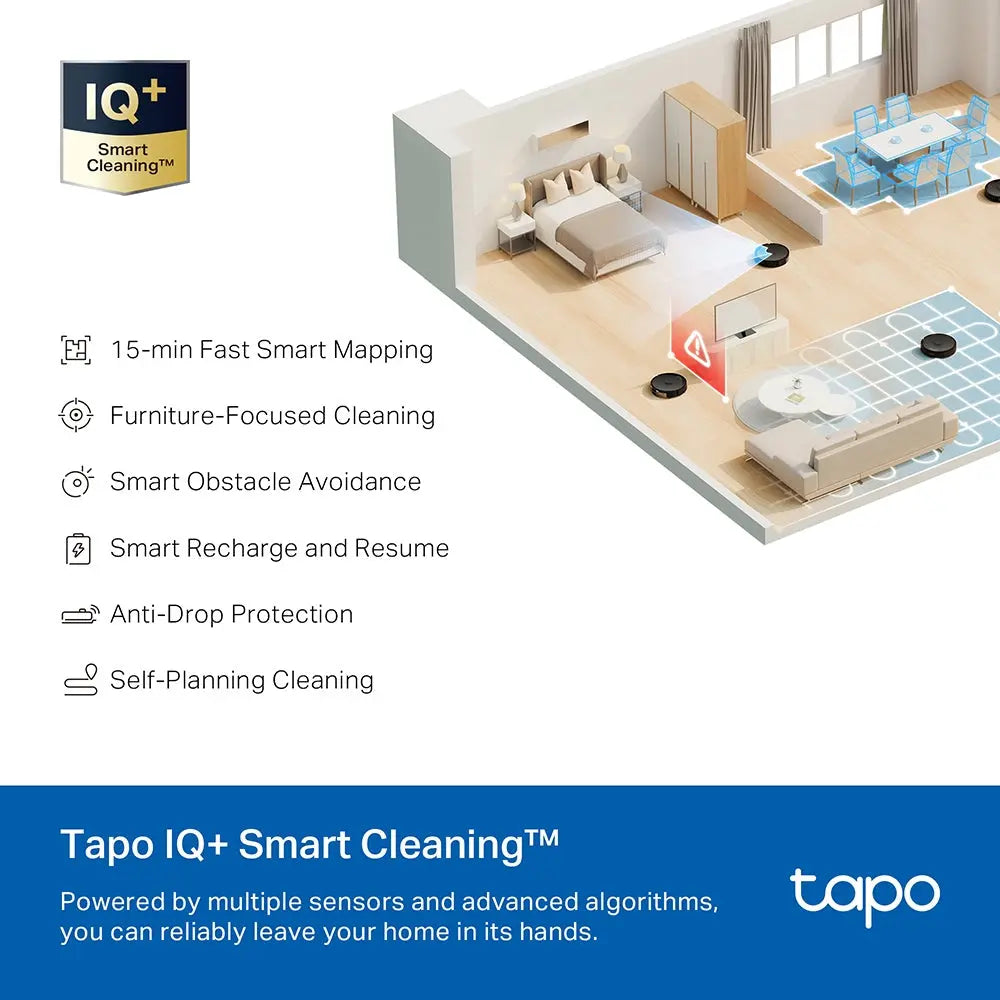 Tp-Link & Tapo RV30 MAX Plus: Lidar Robot Vacuum & Mop with Auto-Empty Dock, 5300Pa,Smart Mapping, Voice Control, 97%+ Dust Pickup, 3L Dust Bag, 2 Months Hands-Free Cleaning #Summerwins #Dealsforyoudays