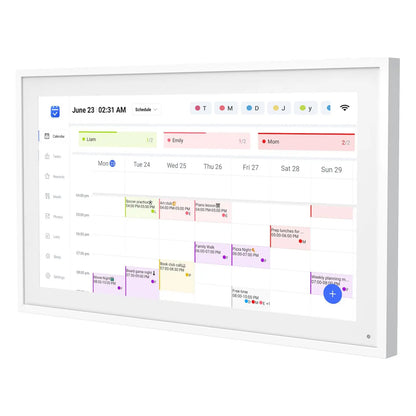 Smart Digital Calendar, Wall Electronic Calendar, IPS Full HD Touch Screen Display for Family Meal Planner Support - Streamline Household Organization Summerwins Dealsforyoudays,Father'Sdaygifts