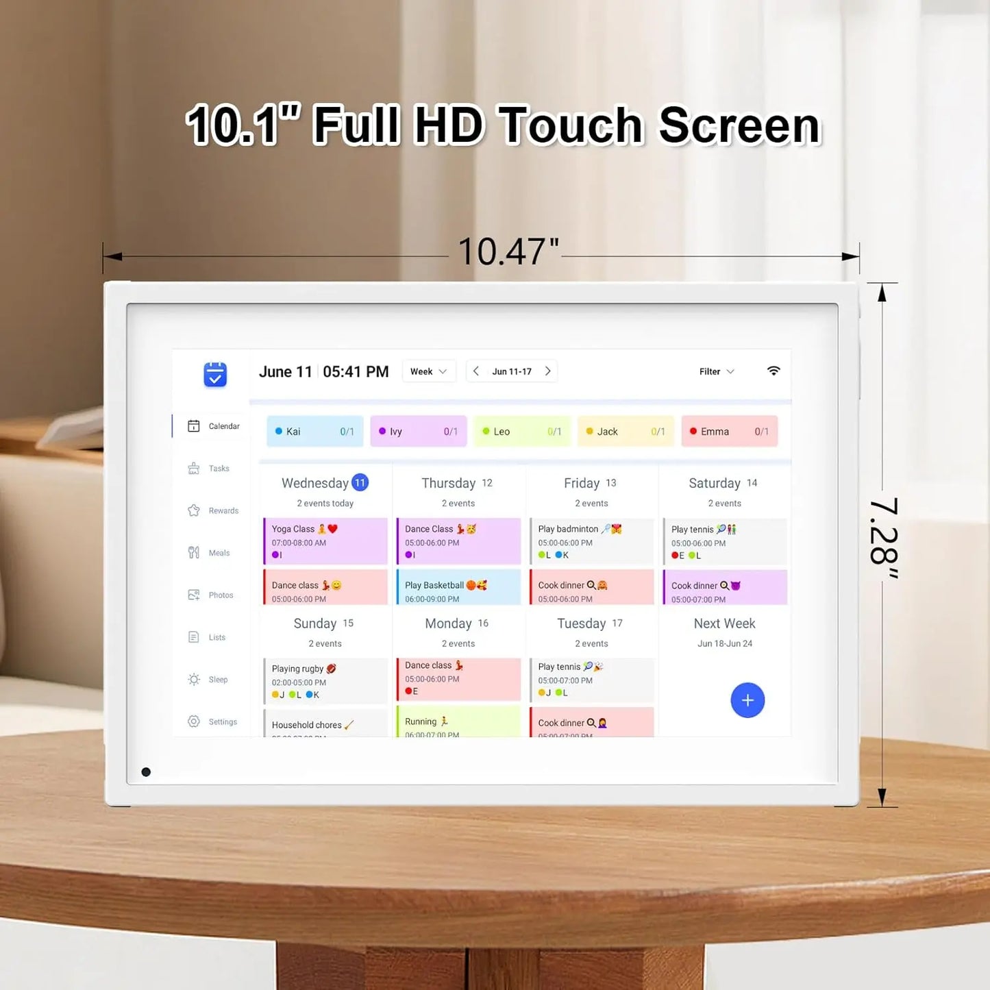 10.1 Inch Digital Calendar & Chore Chart, Smart Touchscreen Display for Family Schedules, Hearth Display Family Planner, Digital Photo Frame, Great for Organizing Your 2026-2027 Calendar Summerwins Dealsforyoudays,Father'Sdaygifts