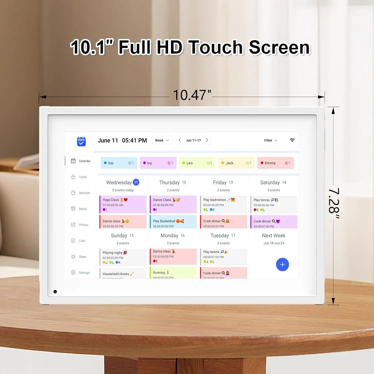 10.1 Inch Digital Calendar & Chore Chart, Smart Touchscreen Display for Family Schedules, Hearth Display Family Planner, Digital Photo Frame, Great for Organizing Your 2026-2027 Calendar Summerwins Dealsforyoudays,Father'Sdaygifts