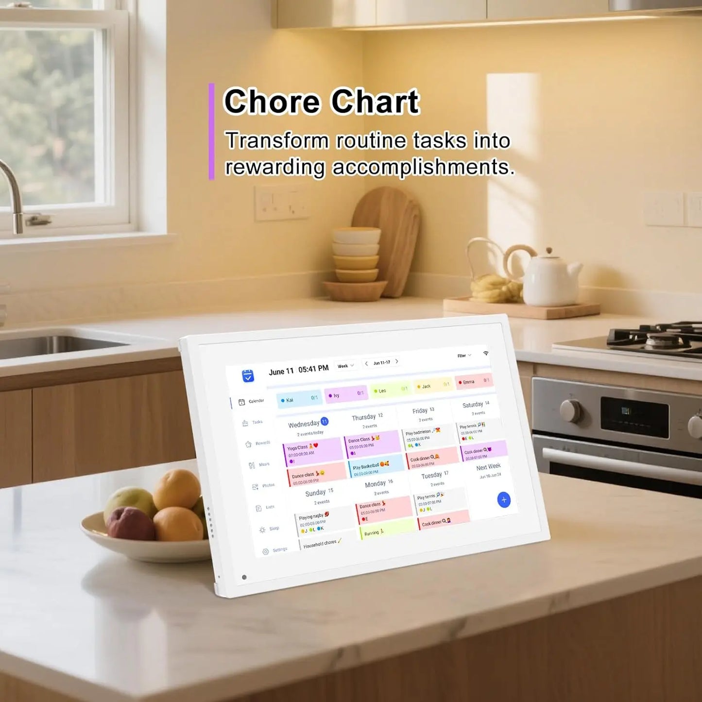 10.1 Inch Digital Calendar & Chore Chart, Smart Touchscreen Display for Family Schedules, Hearth Display Family Planner, Digital Photo Frame, Great for Organizing Your 2026-2027 Calendar Summerwins Dealsforyoudays,Father'Sdaygifts