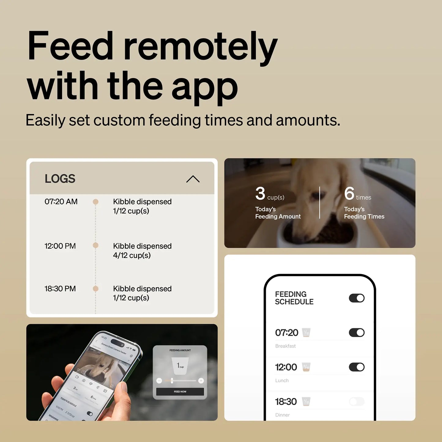 PETLIBRO Granary Smart Camera Feeder & Dockstream 2 Cordless Smart Fountain