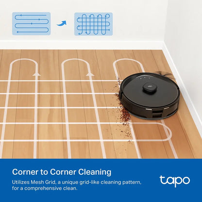Tp-Link & Tapo RV30 MAX Plus: Lidar Robot Vacuum & Mop with Auto-Empty Dock, 5300Pa,Smart Mapping, Voice Control, 97%+ Dust Pickup, 3L Dust Bag, 2 Months Hands-Free Cleaning #Summerwins #Dealsforyoudays