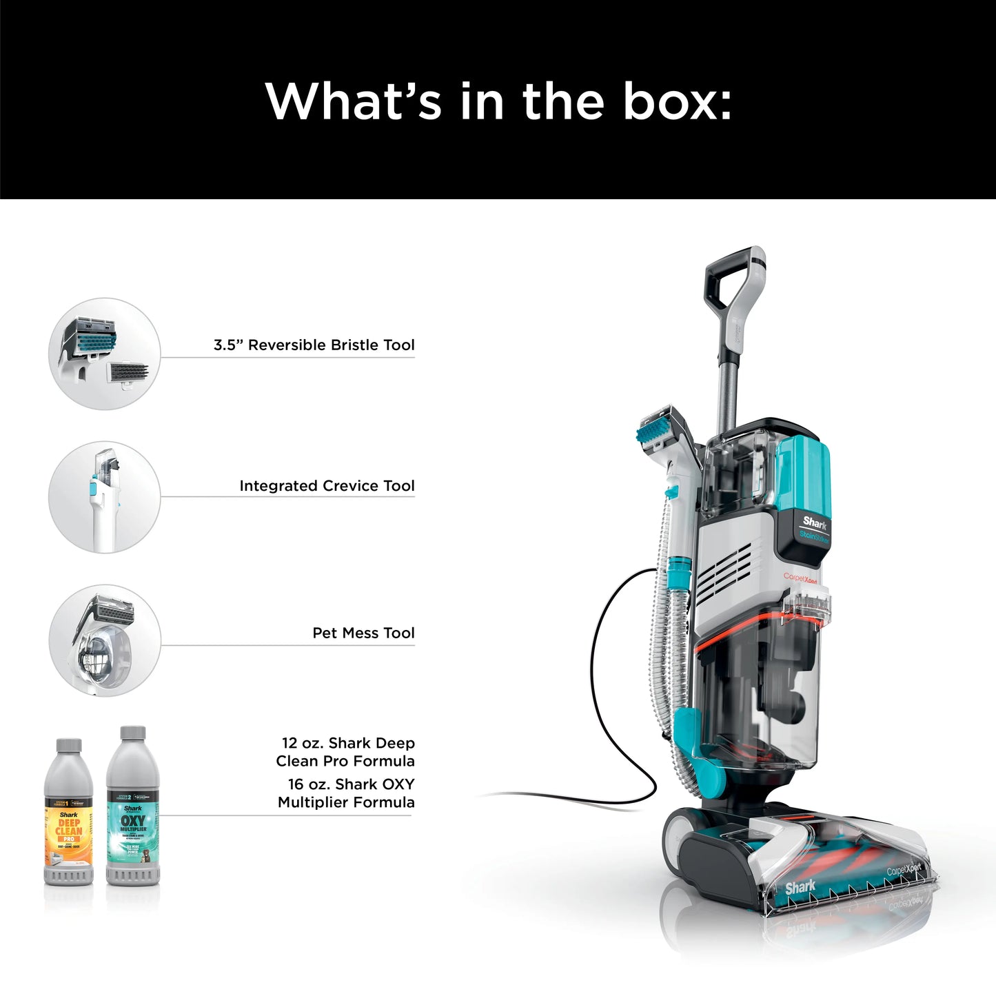 Shark Carpetxpert with Stainstrikerupright Deep Carpet Cleaner - EX201