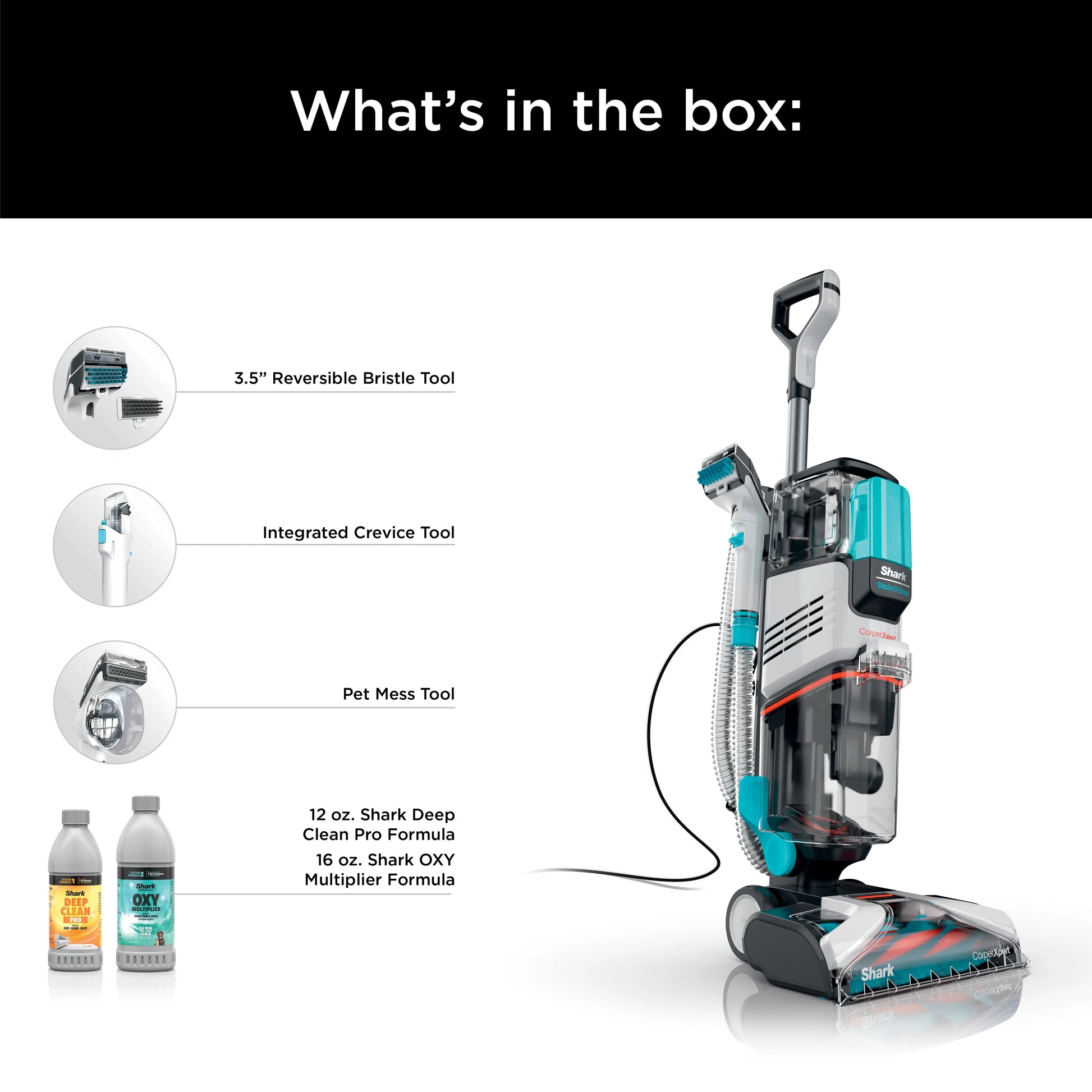 Shark Carpetxpert with Stainstrikerupright Deep Carpet Cleaner - EX201
