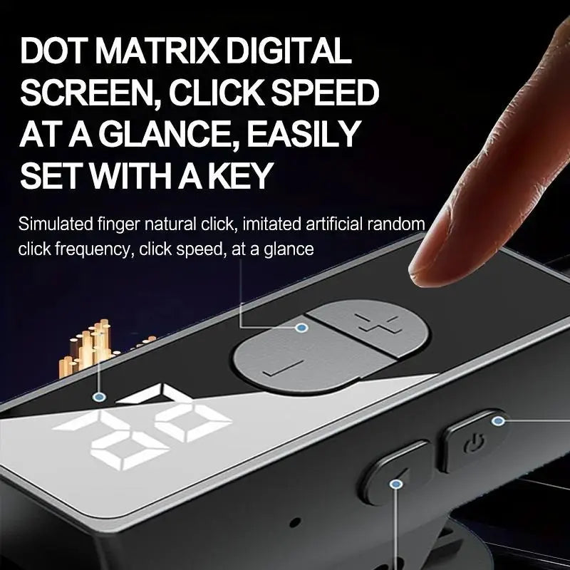 2026 Upgraded Mobile Game Auto Clicker Gaming Accessory, Built-In Battery, No Power Source Connection Needed, Smartphone Device Accessories for Live Streaming Likes
