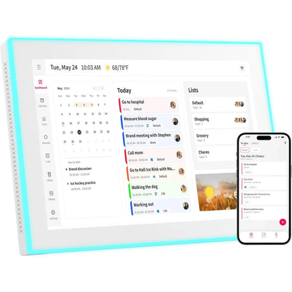10.1 Inch Digital Calendar & Chore Chart, Smart Touchscreen Display for Family Schedules, Hearth Display Family Planner, Digital Photo Frame, Great for Organizing Your 2026-2027 Calendar Summerwins Dealsforyoudays,Father'Sdaygifts