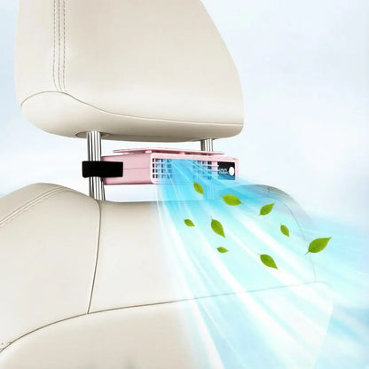 【Summer Survivals】Joytutus 2026 Car Seat Fan Clip on Fan Car Adjustable Fan, USB Rechargeable, LED Display, 360° Rotation, 100 Speeds Adjustment, Detachable Clip, Magic Tape, 20Hr 3000Mah Battery Summer Fan for Car Baby Stroller Backseat Dealsforyoudays