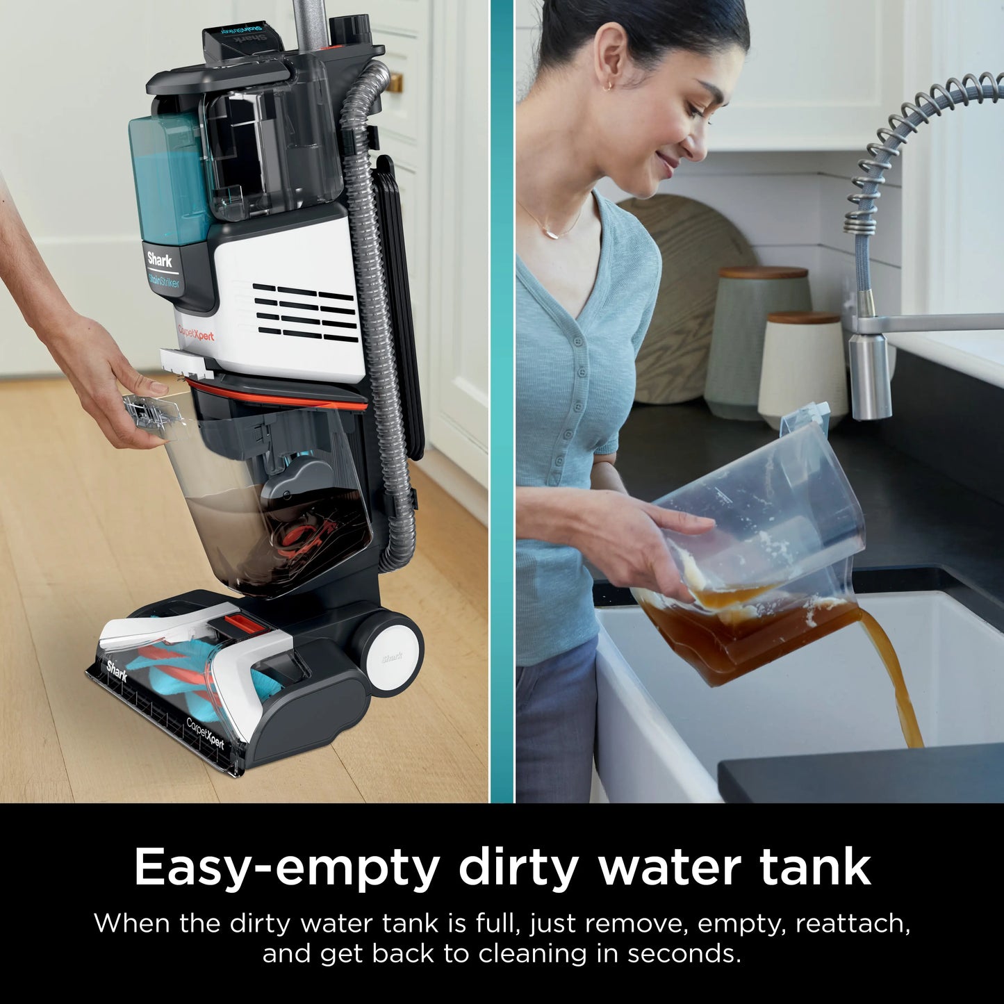 Shark Carpetxpert with Stainstrikerupright Deep Carpet Cleaner - EX201