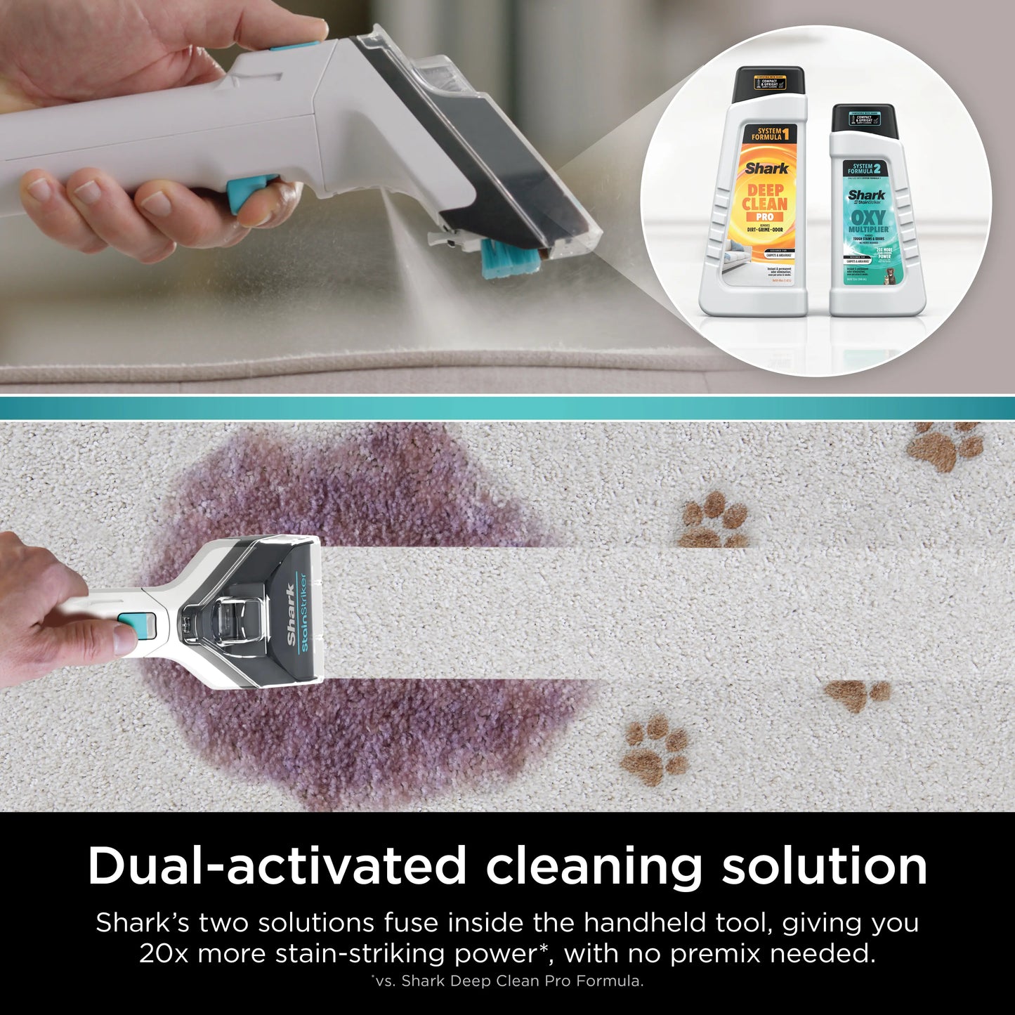 Shark Carpetxpert with Stainstrikerupright Deep Carpet Cleaner - EX201