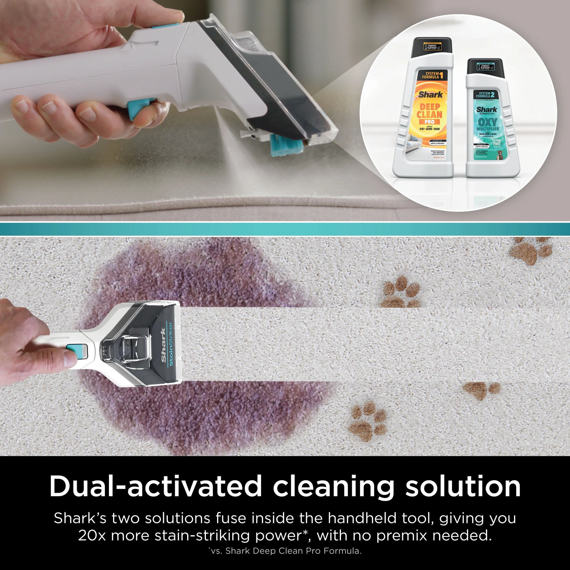 Shark Carpetxpert with Stainstrikerupright Deep Carpet Cleaner - EX201